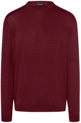 MAERZ Muenchen Wollpullover Dunkelrot/Bordeaux/Rosa/Rot