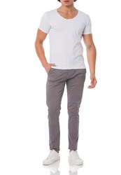 RedBridge Chinohose Herren Hose Chino Pants Grau