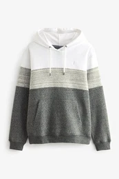 Bandeau-Bikini-Top Hoodie mit Blockfarben (1-St)