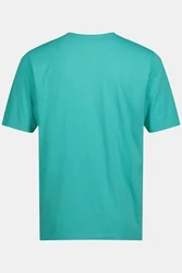 JP1880 T-Shirt Basic V-Ausschnitt Türkis/Grün
