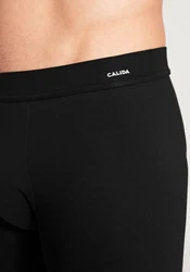 CALIDA Lange Unterhose Cotton Code mit Komfortbund schwarz