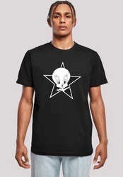 F4NT4STIC Kurzarmshirt Herren Looney Tunes Tweetie with T-Shirt Round Neck Schwarz/Weiß/Rot/Grau