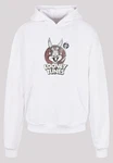 F4NT4STIC Sweatshirt Looney Tunes Bugs Bunny Ultra Heavy Hoody Weiß/Braun/Hellblau