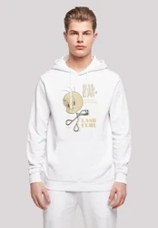 F4NT4STIC Rundhalspullover Herren Weiß/Gelb