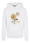F4NT4STIC Rundhalspullover Herren Weiß/Gelb