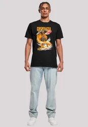F4NT4STIC Kurzarmshirt Herren Schwarz/Türkis/Rot