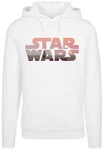 F4NT4STIC Rundhalspullover Star Wars Tatooine Logo Hoody Weiß/Lila/Creme/Rot