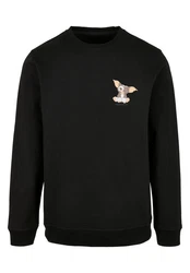 F4NT4STIC Rundhalspullover Herren Schwarz/Beige