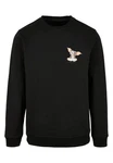 F4NT4STIC Rundhalspullover Herren Schwarz/Beige