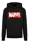 F4NT4STIC Rundhalspullover Marvel Spray Logo with Basic Hoody Schwarz