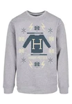 F4NT4STIC Rundhalspullover Harry-Potter-Christmas-Knit Grau/Silber/Hellgrau