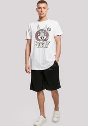 F4NT4STIC Kurzarmshirt Looney Tunes Bugs Bunny Silber/Grau/Weiß/Braun