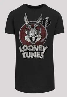 F4NT4STIC Kurzarmshirt Looney Tunes Bugs Bunny Grau/Braun/Silber/Weiß/Schwarz F4NT4STIC Kurzarmshirt Looney Tunes Bugs Bunny Grau/Braun/Silber/Weiß/Schwarz
