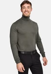 Jeff Strickpullover Malcolm Dunkelgrün/Khaki