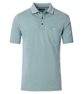 CASAMODA Poloshirt Polo-Shirt uni Grün/Blau/Hellgrün/Türkis