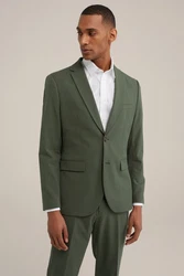 WE Fashion Jackenblazer Dunkelgrün/Grün