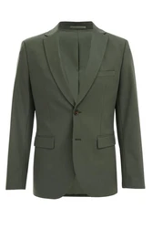 WE Fashion Jackenblazer Dunkelgrün/Grün