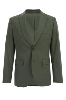 WE Fashion Jackenblazer Dunkelgrün/Grün
