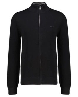 Gant Strickjacke Herren (1-tlg) schwarz