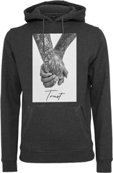 Mister Tee Trust 2.0 Hoody Grau/Dunkelgrau