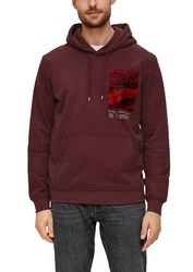 s.Oliver Sweatshirt Dunkelrot/Rot/Bordeaux/Braun