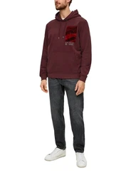 s.Oliver Sweatshirt Dunkelrot/Rot/Bordeaux/Braun