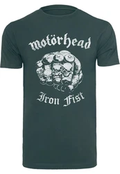 Merchcode T-Shirt Motorhead Iron Fist Grün/Dunkelgrün/Türkis