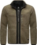Ragwear Plüschjacke Noory Herren Basic Teddy-Fleece Jacke 