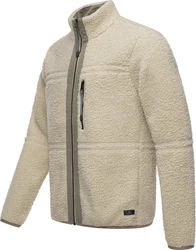 Ragwear Plüschjacke Noory Herren Basic Teddy-Fleece Jacke 