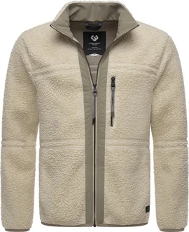 Ragwear Plüschjacke Noory Herren Basic Teddy-Fleece Jacke 