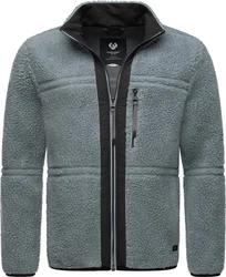 Ragwear Plüschjacke Noory Herren Basic Teddy-Fleece Jacke 