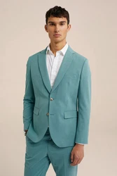 WE Fashion Jackenblazer Hellblau/Blau/Türkis/Grün