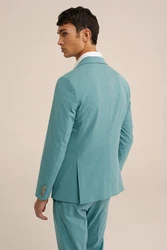 WE Fashion Jackenblazer Hellblau/Blau/Türkis/Grün