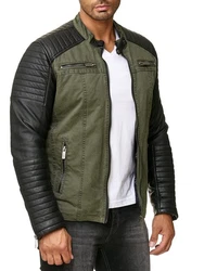Red Bridge Herren Bikerjacke Arif Khaki