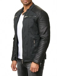 Red Bridge Herren Bikerjacke Arif Schwarz