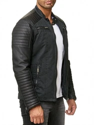Red Bridge Herren Bikerjacke Arif Schwarz