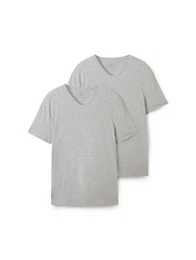 T-Shirt T-Shirt im Doppelpack mit Viskose (im Doppelpack)