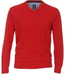 Redmond V-Ausschnitt Pullover Rot/Dunkelrot