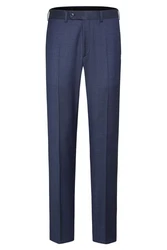 Digel Anzughose Modern Fit Businesshose Dunkelblau/Blau/Hellblau