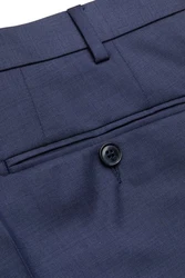 Digel Anzughose Modern Fit Businesshose Dunkelblau/Blau/Hellblau