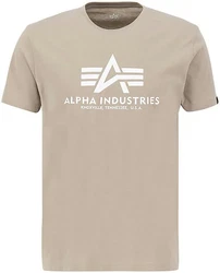 ALPHA INDUSTRIES T-Shirt Khaki/Dunkelgrün/Braun/Beige