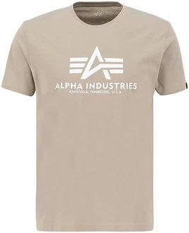 ALPHA INDUSTRIES T-Shirt Khaki/Dunkelgrün/Braun/Beige