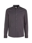 Calvin Klein Hemd Dunkelgrau/Grau/Braun