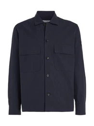 Langarmhemd COTTON NYLON OVERSHIRT mit aufgesetzten Brusttaschen