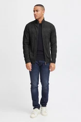 Blend Strickjacke Style BHGalmaro Dunkelgrau/Grau/Schwarz