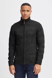 Blend Strickjacke Style BHGalmaro Dunkelgrau/Grau/Schwarz