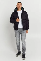 Blend Steppjacke BHOuterwear Schwarz/Dunkelblau
