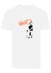 Merchcode Herren What T-Shirt Weiß
