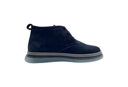 Yu&Luk Winterboots Schnürboots Mid Schnürstiefel Dunkelblau/Hellblau/Blau