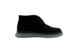 Yu&Luk Winterboots Schnürboots Mid Schnürstiefel Schwarz